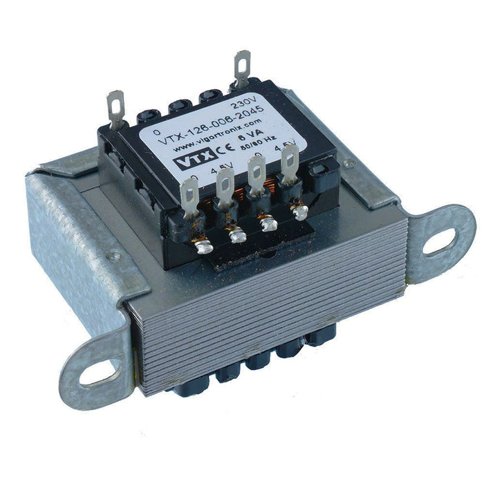 VTX-126-006-206 Chassis Mount Transformer 230V 6VA 6V+6V Vigortronix