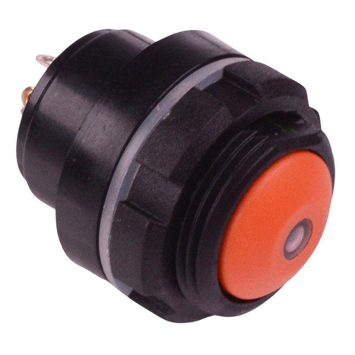 IZPR3S492L0S APEM Red LED Orange Button 16mm Momentary NO Push Button Switch IP67
