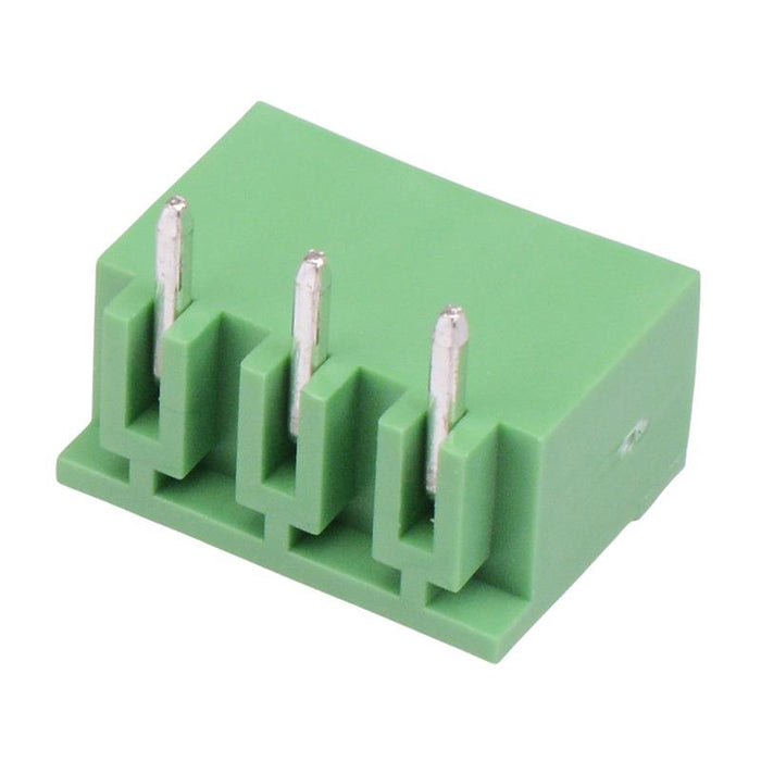 3-Way 5.00mm Horizontal PCB Header Closed Ends 15A 300V