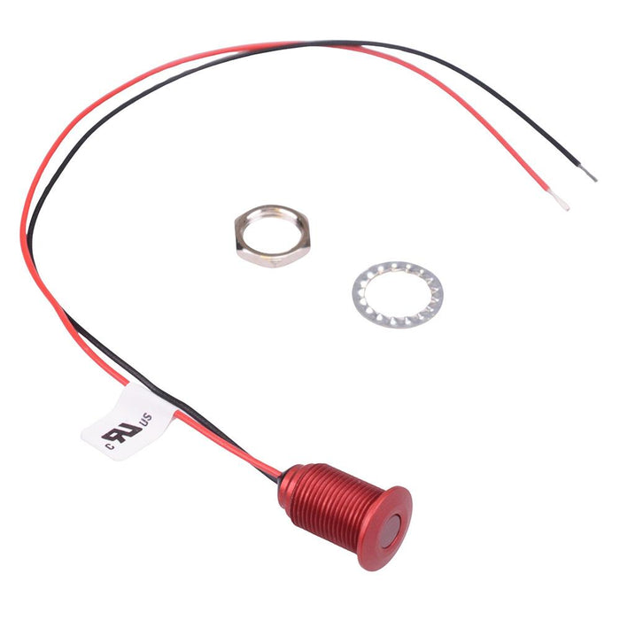 Q10F5ARXXHR12E Hyper Bright Red 10mm 12VDC LED Panel Indicator IP67 APEM