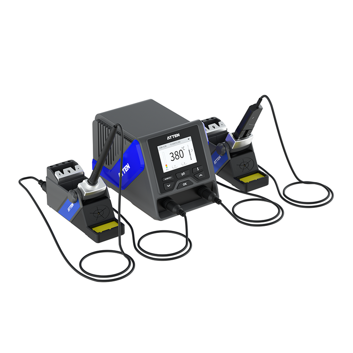 200W Professional Intelligent Rework Station Electric Tweezers Colour LCD GT-6200P ATTEN