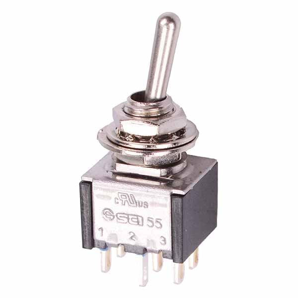 TA202A1 On-On Miniature Toggle Switch DPDT 3A