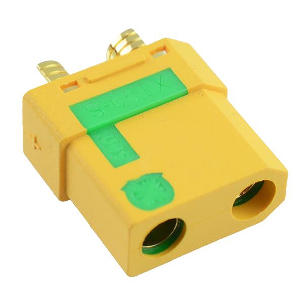 Female Antispark XT90 Gold Plated Connector with Cap 40A Amass