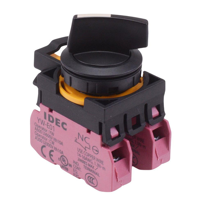 CW1S-3E02 3 Position Selector Switch 2NC IP65 IDEC