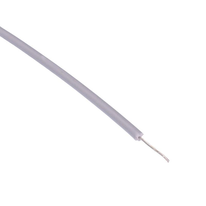 Grey UL1015 24AWG 11/0.16mm Tinned Copper Stranded Wire (price per metre)