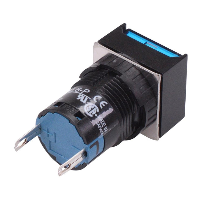 AL6Q-P3PS Blue 16mm 12V Square Pilot Light IP65 IDEC