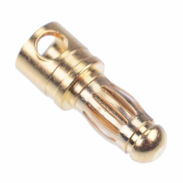 Male 3.5mm Gold Banana Test Plug 25A GC3510