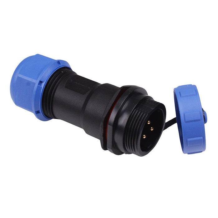 3 Pin Waterproof W17 Male Socket Cable Connector IP68 10A