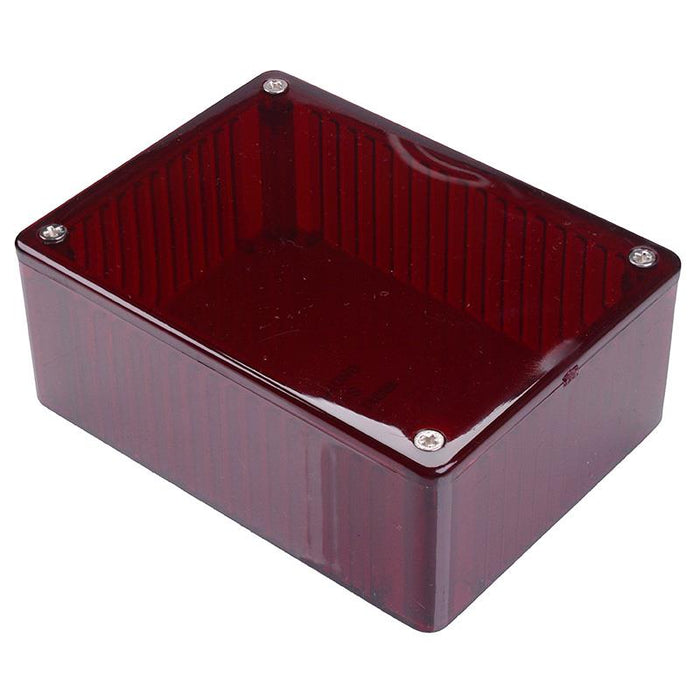 1591STRD Hammond Red Polycarbonate Enclosure 110 x 82 x 44mm
