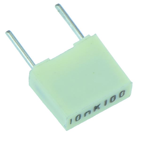 100nF 63V 5mm Polyester Box Capacitor 10% R82DC3100AA50K