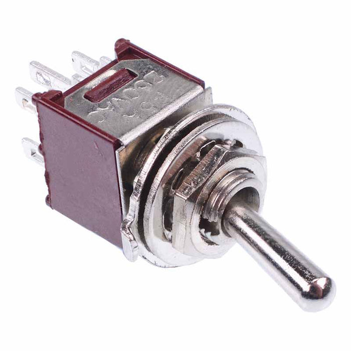 On-On Subminiature Toggle Switch DPDT