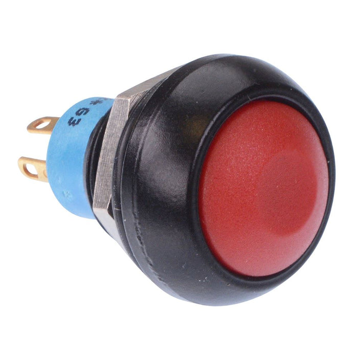 IPR5SAD6 APEM Red Momentary 12mm Push Button Switch SPDT IP67