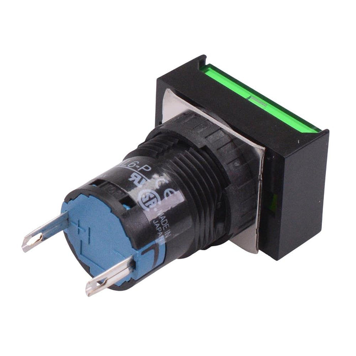 AL6H-P1PG Green 16mm 5VDC Rectangle Pilot Light IP65 IDEC