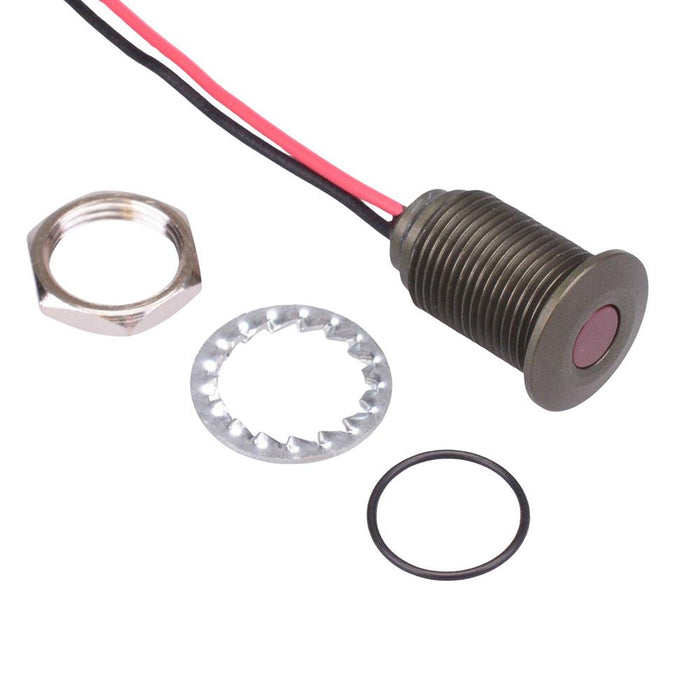 Q10F5AKXXR02E Red 10mm 2VDC LED Panel Indicator IP67 APEM