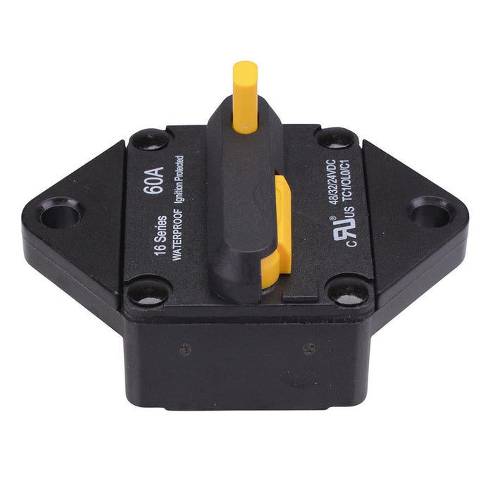 100A Panel Mount Switchable Manual Reset On-Off Circuit Breaker IP66