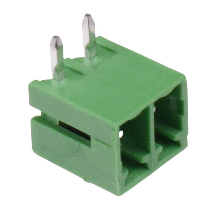 2-Way 3.81mm Right Angle Closed Header 8A 300V