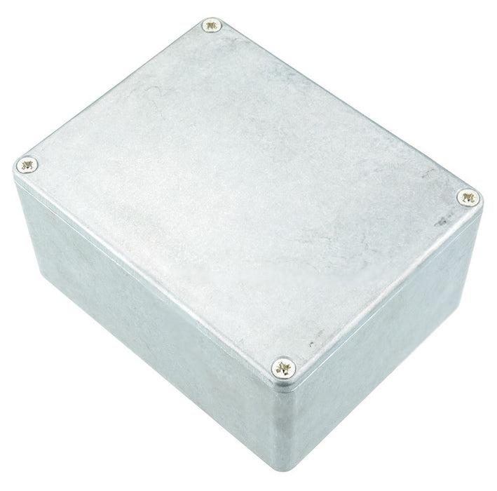 Hammond 1550C Natural Diecast Aluminium Enclosure 115.7 x 90.5 x 54.9mm