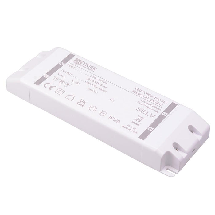 60W 12V 5A Constant Voltage LED Driver Power Supply