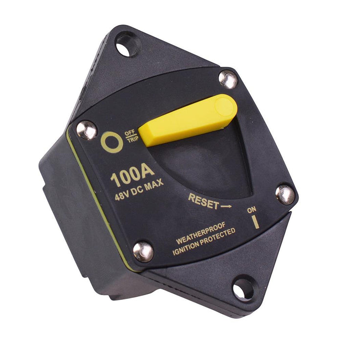 70A Panel Mount Manual Reset Circuit Breaker IP66