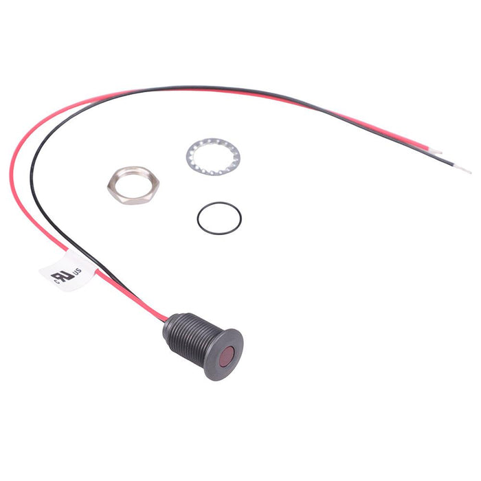 Q10F5ACXXR24E Red 10mm 24VDC LED Panel Indicator IP67 APEM