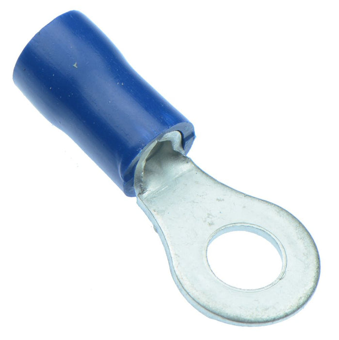 Blue 4.3mm Insulated Crimp Ring Terminal (Pack of 100)
