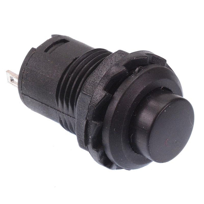Black Off(On) Momentary Round 12mm Switch SPST