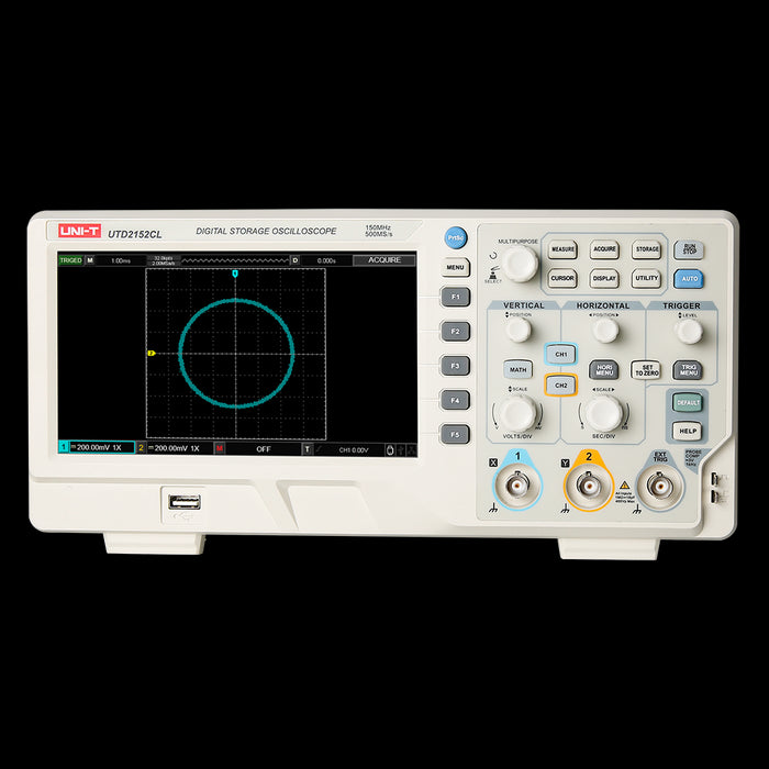 UTD2152CL Digital Storage 2 Channel Analog Oscilloscope 150MHz Uni-T