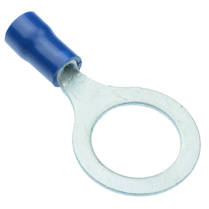 Blue 13mm Insulated Crimp Ring Terminal (Pack of 100)