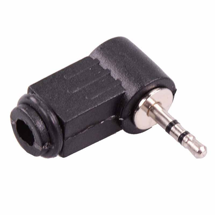 2.5mm Right Angle Stereo Insulated Jack Plug