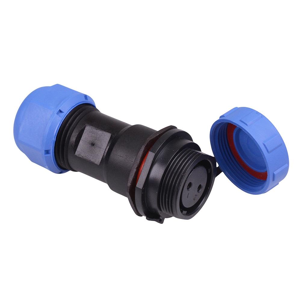 2 Pin Waterproof W17 Female Socket Cable Connector IP68 — Maplin Pro ...