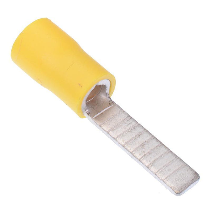 4.5mm x 18mm Yellow Blade Crimp Terminal (Pack of 100)