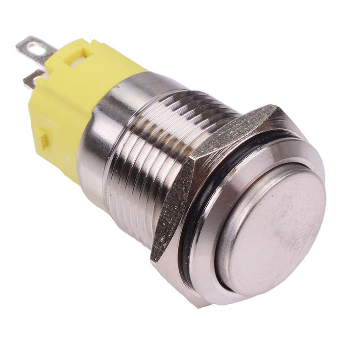 Raised Button On-On Latching 16mm Vandal Push Switch SPDT