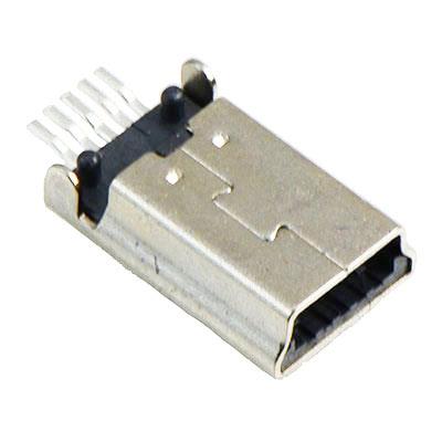 Mini USB Type B Straight Plug PCB