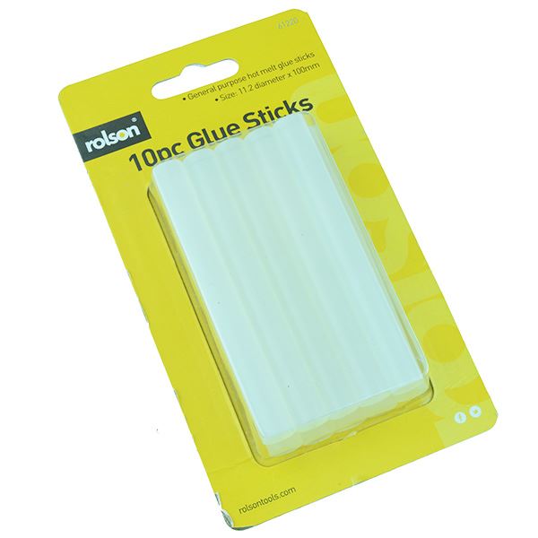 Rolson Pack of 10 Glue Sticks