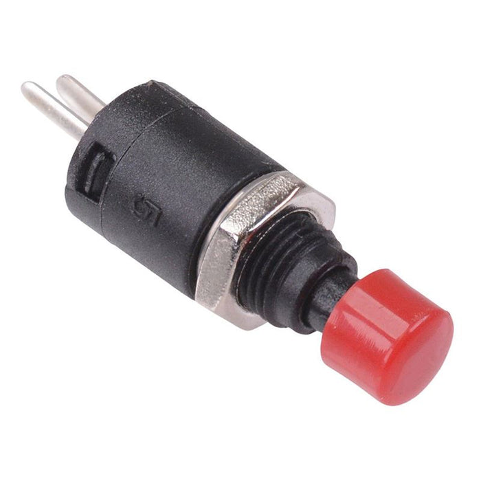 Red Off-(On) Miniature Push Button Switch SPST R13-521B