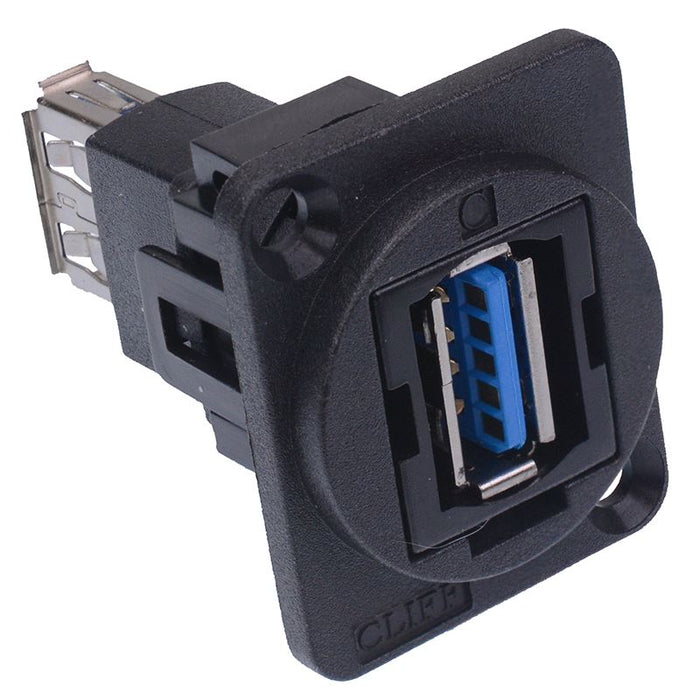 XLR Feedthrough Connector USB 3.0 A to USB 3.0 A CP30205N