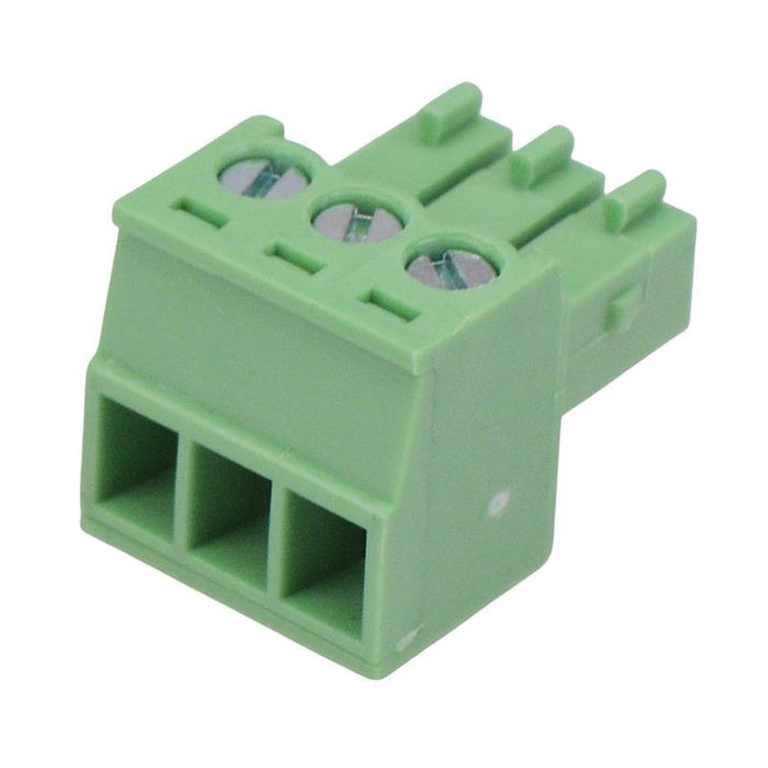 3-Way 3.5mm Right Angle Pluggable Terminal Block 8A 300V