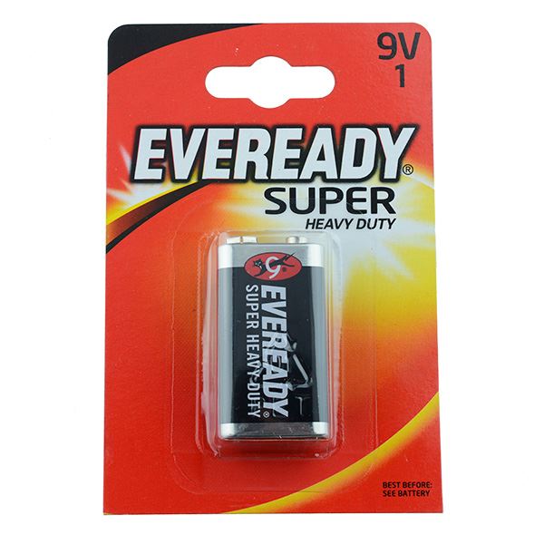 Energizer 9V Heavy Duty PP3 Zinc Chloride Battery