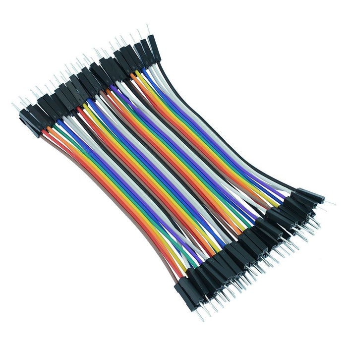 40pcs Dupont Male to Male 10cm Jumper Wire Connectors