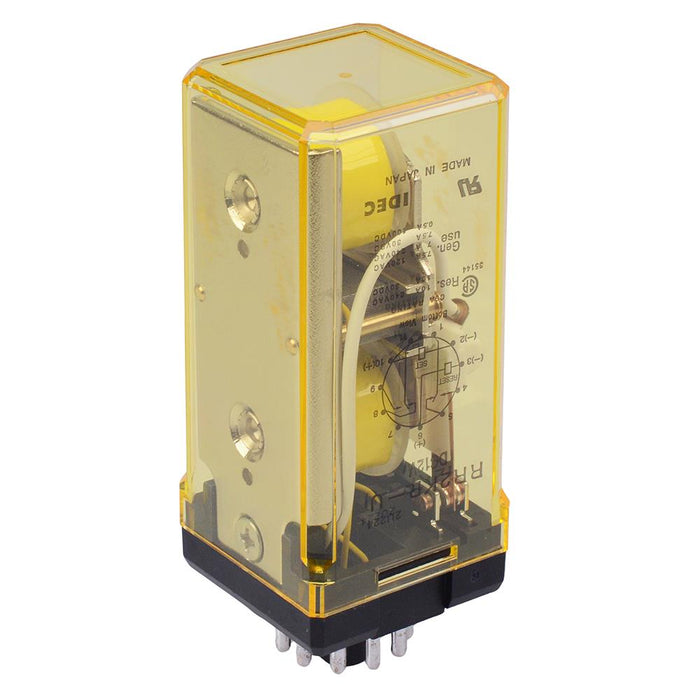 RR2KP-UDC12V 12VDC Latching Plug In Power Industrial Relay 10A DPDT IDEC