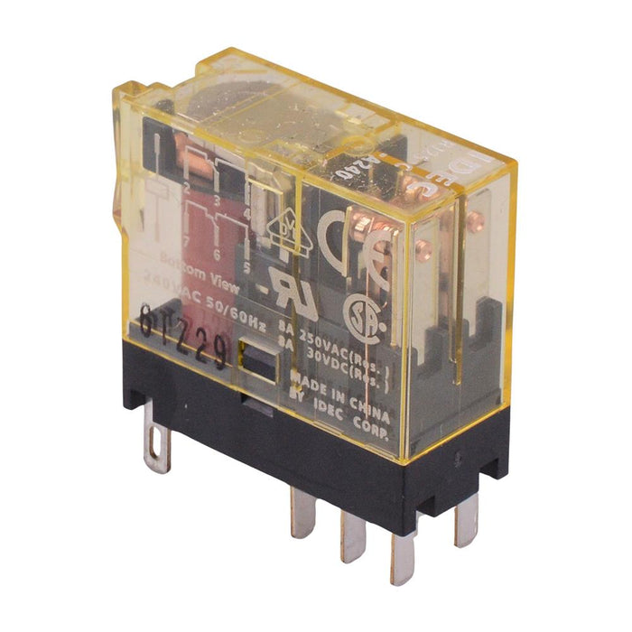 RJ2S-C-A240 240VAC Plug In Slim Power Industrial Relay 8A DPDT IDEC