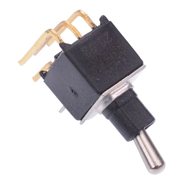TL46W005000 APEM On-On Sub-Miniature Right Angle Horizontal PCB Toggle Switch DPDT