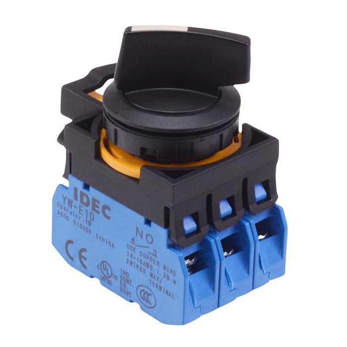 IDEC CW Series 2 Position Selector Switch 3NO IP65