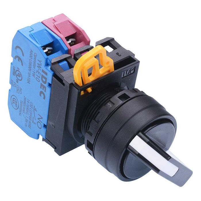 YW1S-33E11N2 22mm 3 Position Momentary Selector Switch 1NO-1NC IP65 IDEC