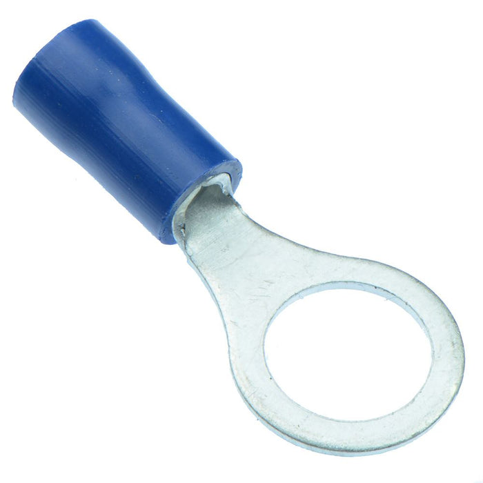 Blue 8.4mm Insulated Crimp Ring Terminal (Pack of 100)