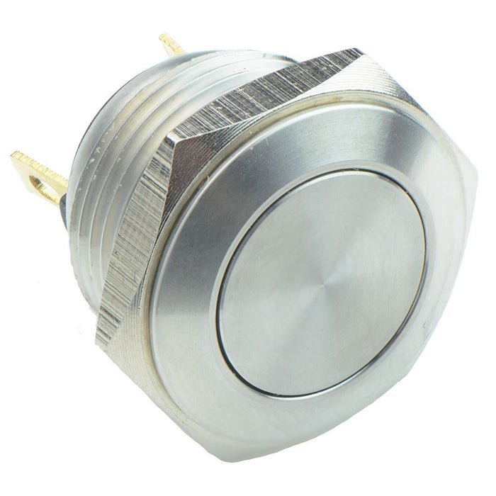 Vandal Resistant 16mm Stainless Steel Momentary Push Button Switch 2A SPST