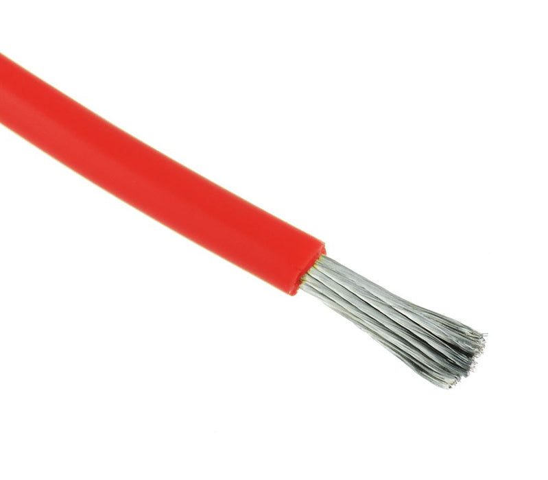 Red Silicone Lead Wire 8AWG 1650/0.08mm (price per metre)