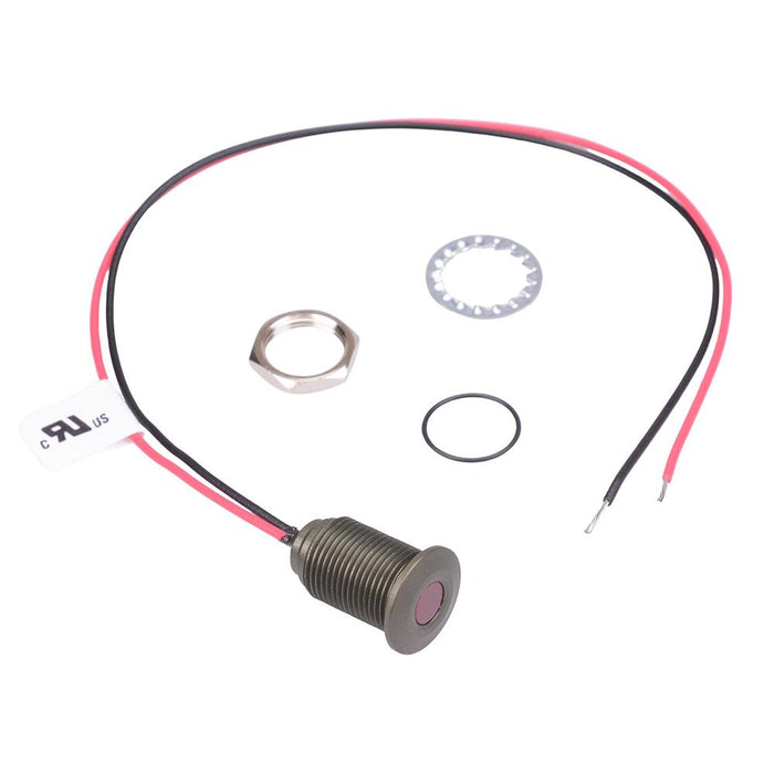 Q10F5AKXXR12E Red 10mm 12VDC LED Panel Indicator IP67 APEM