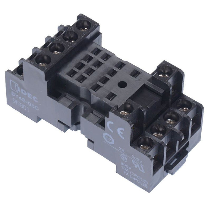 IDEC DIN Mount Relay Socket for RU4S Relays SY4S-05C