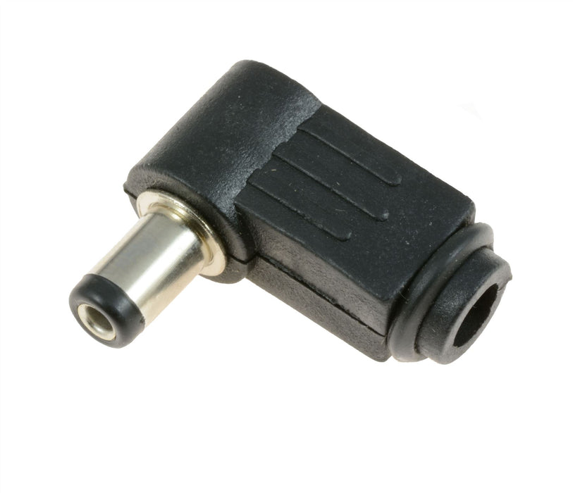2.5mm x 5.5mm Right Angle Male DC Power Plug Connector